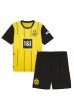 Borussia Dortmund Jobe Bellingham #7 Babytruitje Thuis tenue Kind 2025-26 Korte Mouw (+ Korte broeken)
